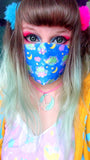 Frogs in Space Cloth Face Mask