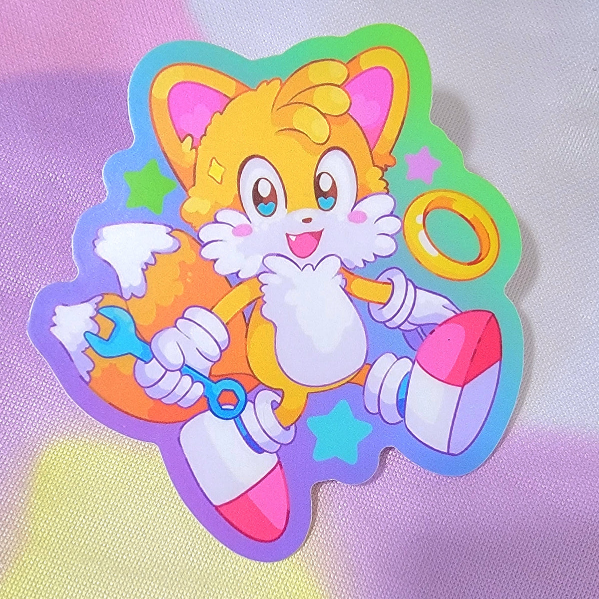 Super Tails Tails Sticker - Super Tails Tails Sonic The Hedgehog