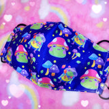 Froggy Mushrooms Cloth Face Mask