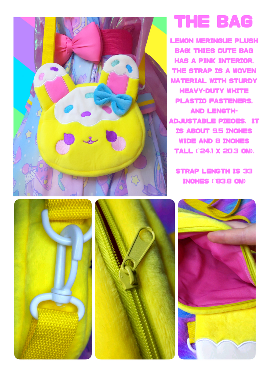 Lemon Meringue Plush Bag – Kirakira Karakasa