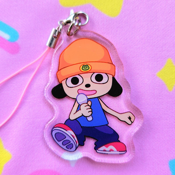 2in. Acrylic charm: Parappa Mic