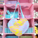 Heart Tote Bag: Kira Kira City Pop