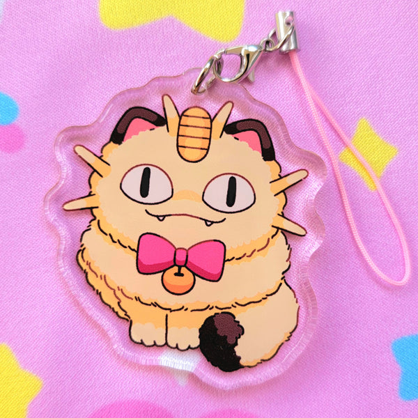 2in. Acrylic charm: Meow Meow