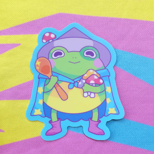 Froggy Wizards: Chef Wizard Sticker