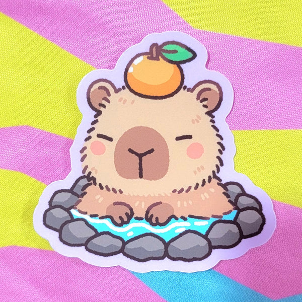 Animals: Capybara Vinyl Sticker