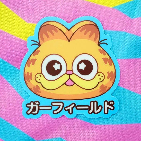 Cat: Anime Garf Vinyl Sticker
