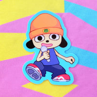 Parappa: Mic Vinyl Sticker