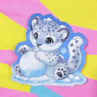 Animals: Snow Leopard Vinyl Sticker