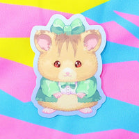 Hamham: Critter Hamster Vinyl Sticker