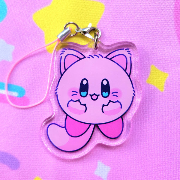 2in. Acrylic charm: Purrby Claws