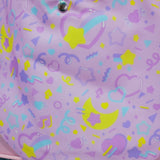 Heart Tote Bag: Pink Fancy Moons