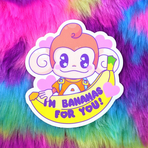 Valentine: Super Monkey Ball Vinyl Sticker