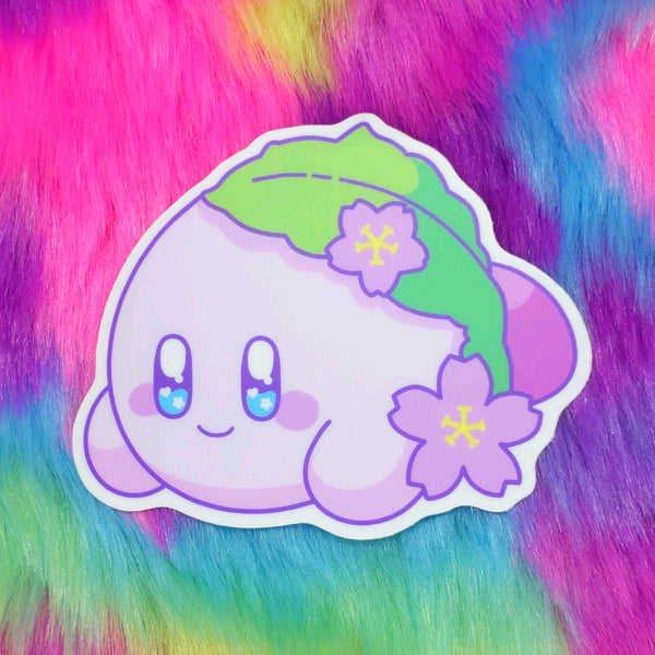 Kirb: Sakura Mochi Sticker