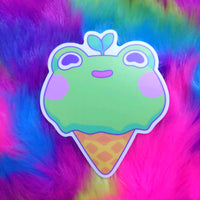 Froggy Objects: Ice Cream Sticker