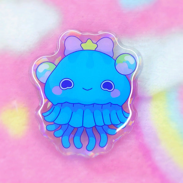 Jelly Princesses: Blue Jelly Acrylic Pin