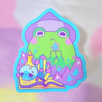 Froggy Wizards: Dark Wizard Sticker