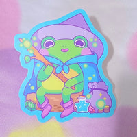 Froggy Wizards: Firefly Wizard Sticker