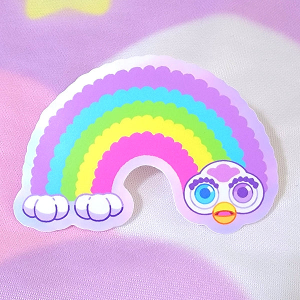 Furb: Rainbow Vinyl Sticker