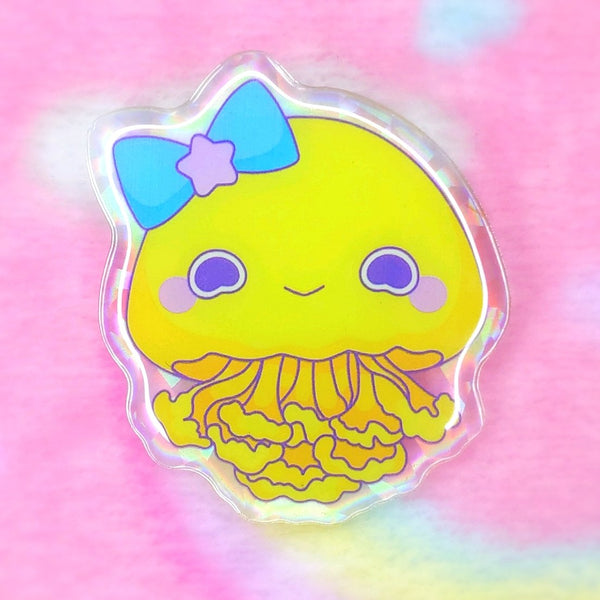 Jelly Princesses: Yellow Jelly Acrylic Pin