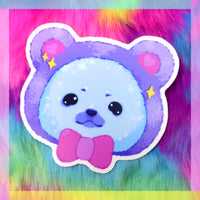 Emoji: Seal Bear Vinyl Sticker