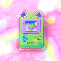 Froggy Objects: FrogBoy Color Acrylic Pin