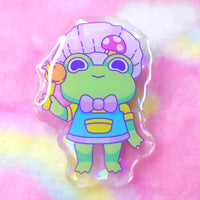 Froggy Kitchen: Chef Beans Acrylic Pin