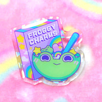 Froggy Kitchen: Froggy Charms Acrylic Pin