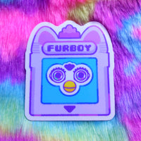 Furby: Game Cartridge Vinyl Sticker
