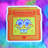 Cartridge: Spongeboy Vinyl Sticker