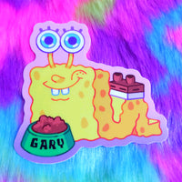 Spongeboy: Gary the Sponge Vinyl Sticker