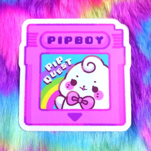Pip: Pip Quest Game Cartridge Vinyl Sticker