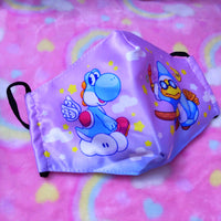 Yoshi Kamek Cloth Face Mask