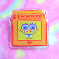 Cartridge: Spongeboy Acrylic Pin