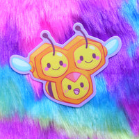 Pokepals: Bee Vinyl Sticker