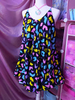 Geo Leopard Mini Dress