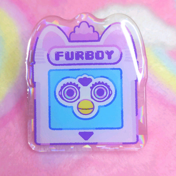 Furby: Furboy Cartridge Acrylic Pin