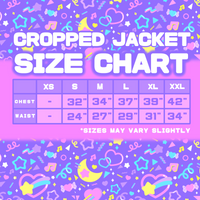 Cropped Jacket: Space Bunnies